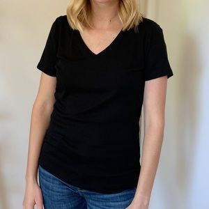 Plain black vneck (Target)